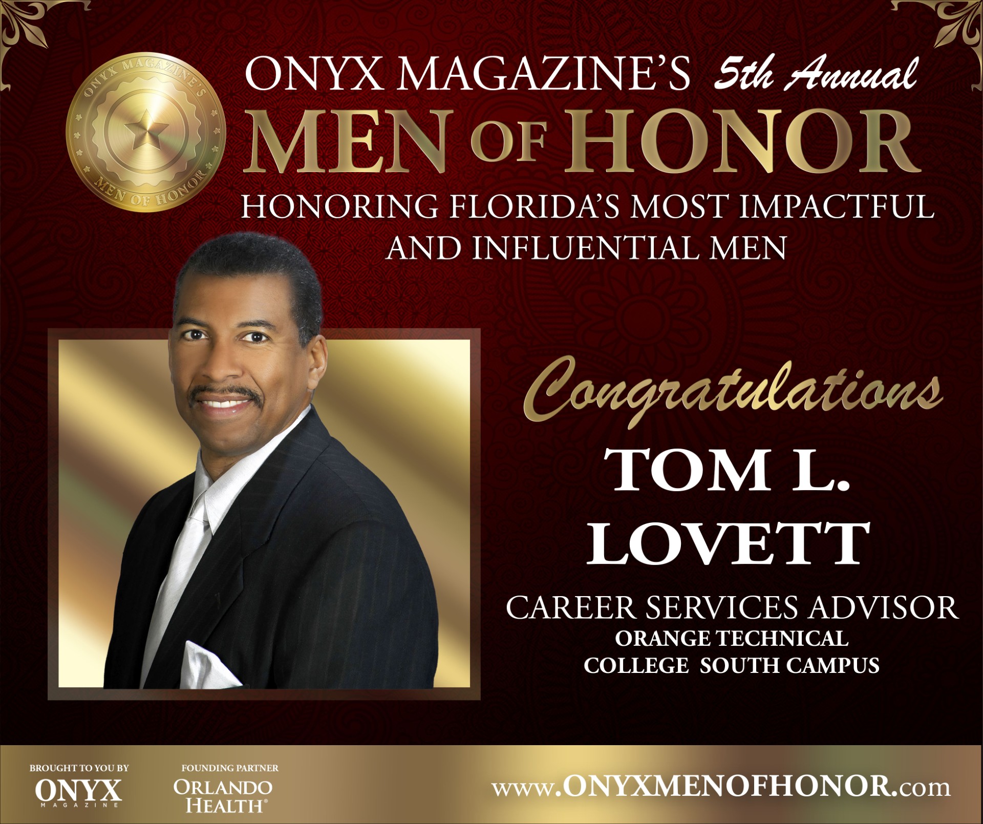 Tom Lovett Men of Honor